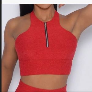 M Red Bombshell Sportswear bra